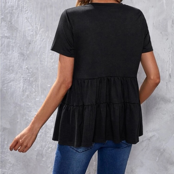 MATERNITY solid Tee - Picture 3 of 3